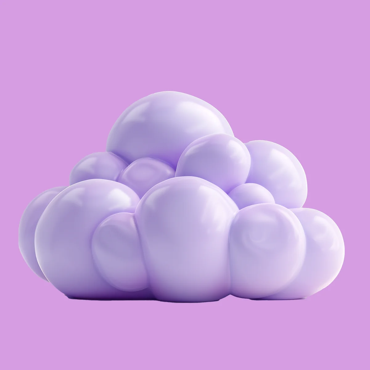 A cloud of bubbles.
