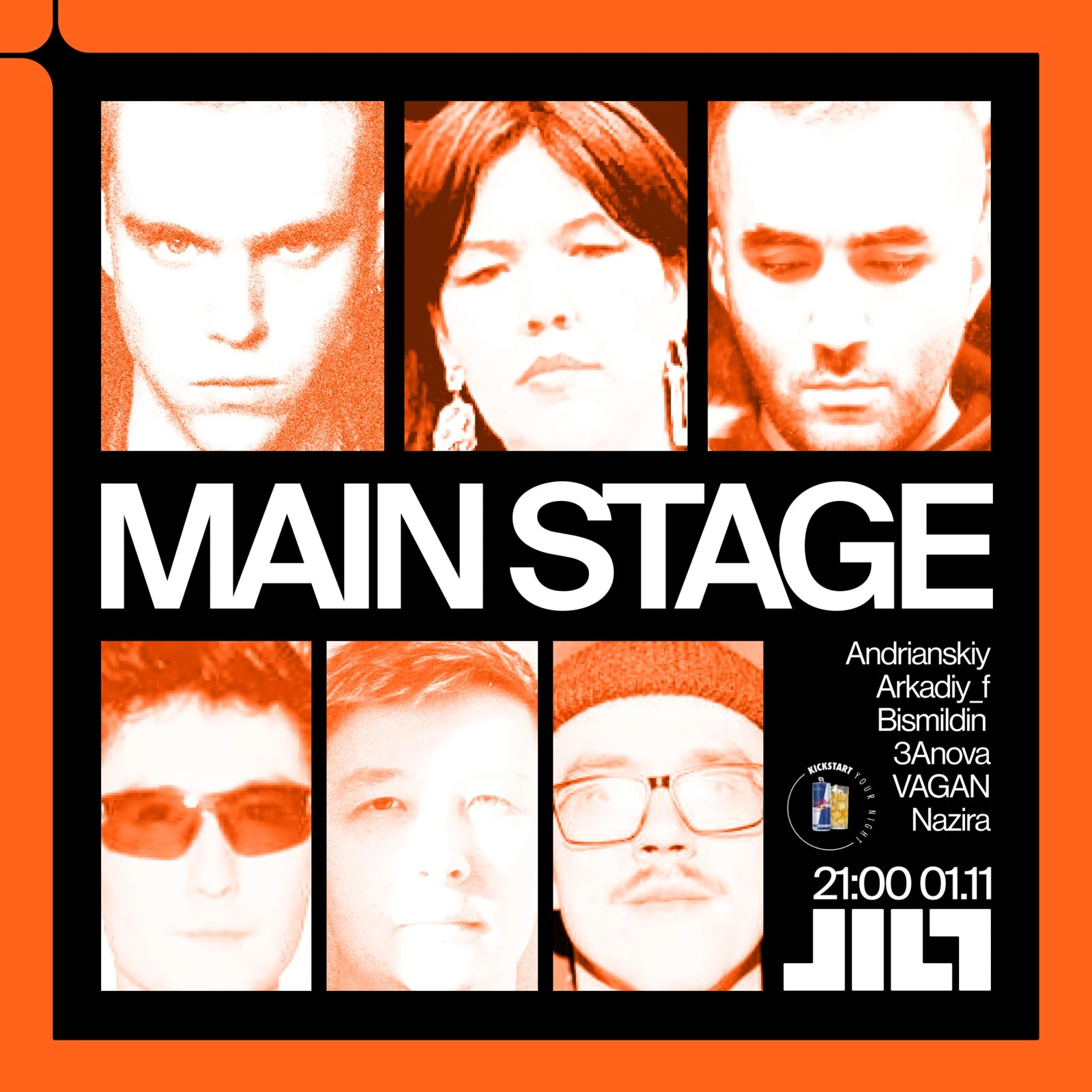 Main Stage announcement design.