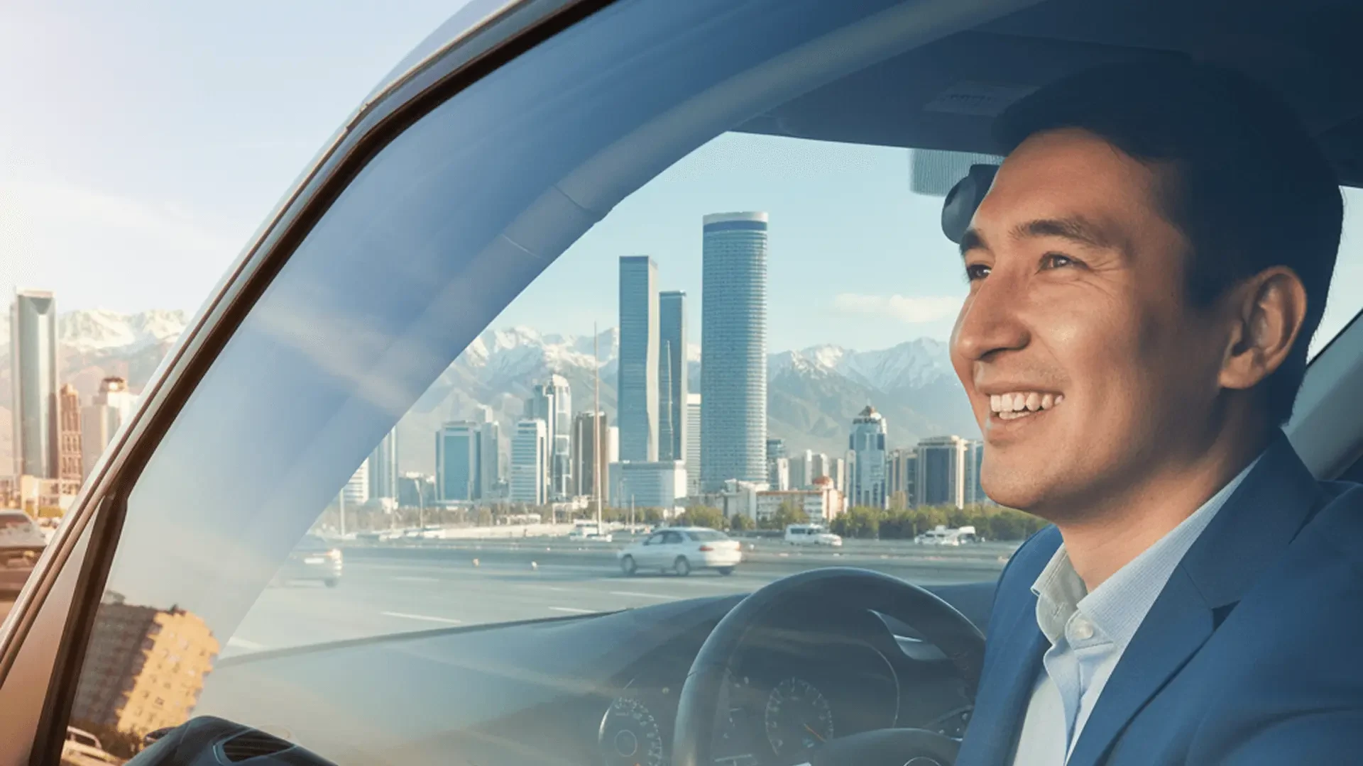 Road imagery from the landing page.